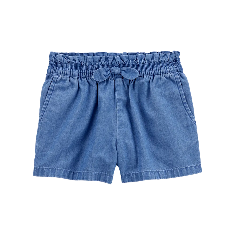 Short &agrave; Enfiler Fille Carter's - Chambray
